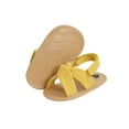 thumbnail image 4 of Jkerther Summer Baby Girls Sandals Shoes Simple Style Solid Color Hollow out Soft Sole Shoes Outdoor Indoor, 4 of 6