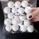 thumbnail image 3 of Suministros de bricolaje Mini bolas de espuma Bolas navideñas de poliestireno blanco Adornos navideños redondos Boda, 3 of 5