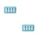 thumbnail image 4 of Cateissary Colgador de pared para cocina, gancho de almacenamiento para baño, estante para sala de estar, llaves extraíbles para el hogar, Azul blanco 2piezas, 4 of 6