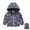 Dark Blue, variant on Spazoro Kids Girls Outwear Jackets, Casual Cute Hooded Winter Warm Coats for Girls Pink Size 140/6 T