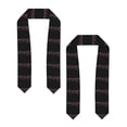 thumbnail image 2 of Logiee Sparkling Pink Night Sky Print Unisex Adult Graduation Stole Shawl 72" Long for Academic Commencements Shawl-Flattened, 2 of 7