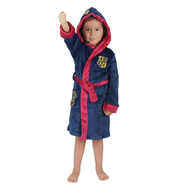 Robe Harry Potter pour V tements de Nuit en Flanelle Kids Marine Taille XS