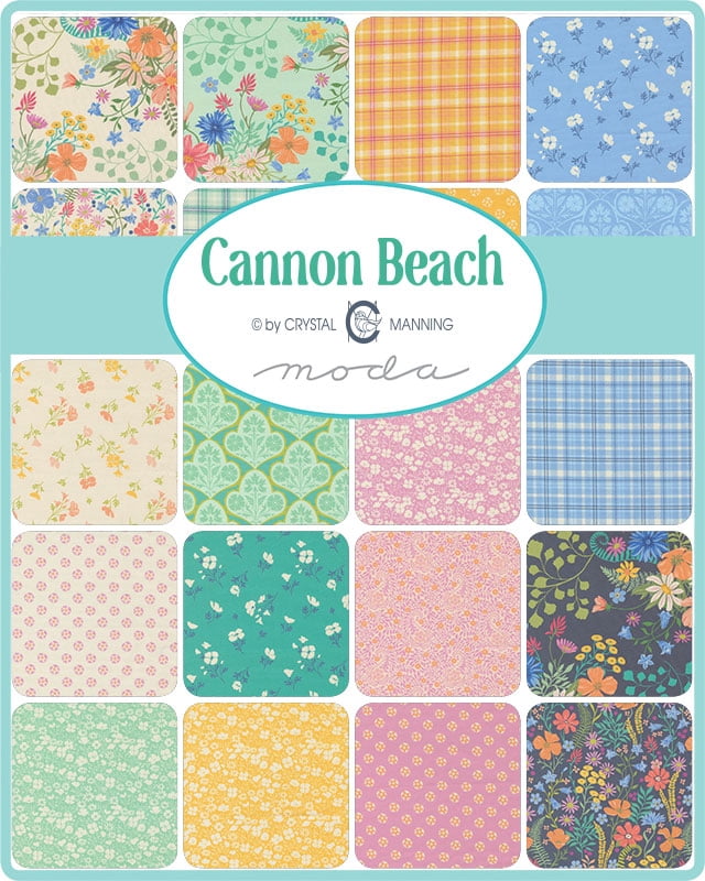 Moda - Cannon Beach Jelly Roll by Crystal Manning 40 pcs