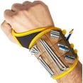 thumbnail image 7 of BinyaTools Magnetic Wristband with 9 Neodymium Magnets for Screws Nails Drill Bits, Brown, 17.9 x 3.9 inches, 7 of 7