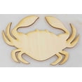 thumbnail image 2 of 1 Pc, Large 18" X 12" X 1/4" Thick Crab Shaped Wood Cutout To Complete Craft Project, 2 of 2