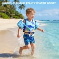 thumbnail image 5 of Koorium 3-in-1 Toddler Swim Vest Life Jacket for Kids,Pool Floaties Jacket 33-66lbs, Toddler Anti-Chafe Remove Arm Floats Swim Jacket with Water Wings for Boys Girls Child, 5 of 9