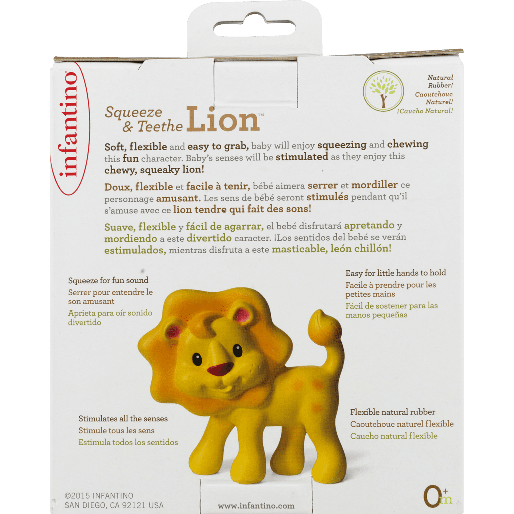 infantino lion teether