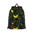 thumbnail image 3 of Naloa Canvas Backpack for Men Women Game Play Print Rucksack Casual Travel Daypack Large and Small Durable College Tote Satchel Bookbag for Teens, 3 of 8