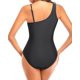 thumbnail image 5 of Diagonal mesh plus fat one-piece bikini, 5 of 8
