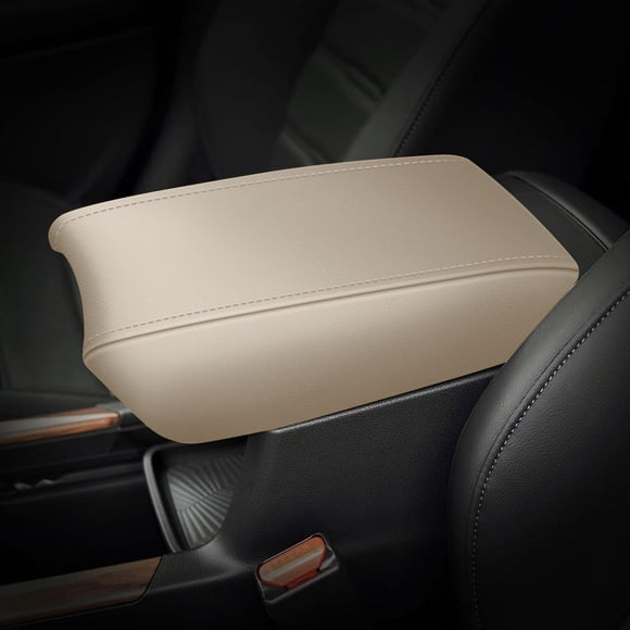 Cubiertas Beige para Reposabrazos de Consola AOMSAZTO para CRV Honda 2017-2022, Almohadilla de Consola de Cuero