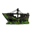 thumbnail image 1 of Vue de Bateau Aquarium Rocaille Cachette Grotte Arbre Aquarium Décoration, 1 of 2