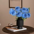 thumbnail image 6 of kladzum Fake Roses Artificial Flowers, Real Rose Bouquet Holiday Gifts Sevens Colors Optional Artificial Roses for Valentine's Day DIY Wedding Bouquet Table Centerpiece Home Decor, 6 of 7