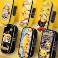 thumbnail image 4 of MINISO Pikachu Coded Lock Pencilcase Child Three Layer Large Capacity 3D Pencil Pouch Boy Portable Stationery Storage Boxes Gift, 4 of 5
