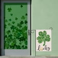 thumbnail image 6 of St Patricks Day Shamrock Decorative Garden Flag, Green Lucky Clover Horseshoe Yard Outside Decorations, Irish Spring Holiday Outdoor Small Home Decor Double Sided 12.5x18, 6 of 6