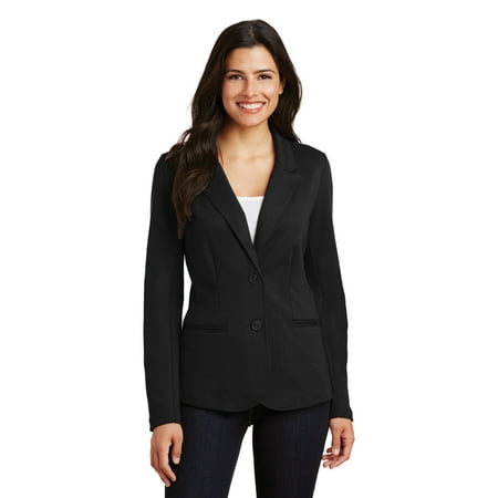 Port Authority LM2000 Ladies Knit Blazer, Black, XS