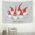 thumbnail image 3 of FREEAMG Tapestry Wall Hanging Christmas Cute Little Gnomes Tapestry Decorative Wall Tapestries Wall Art Wall&nbsp;Blanket&nbsp;Bedding Tapestry for Bedroom Living Room Dorm Home Decor 80"x60", 3 of 7