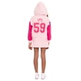 thumbnail image 5 of Barbie Girls Graphic Full Zip Hooded Sweatshirt, Sizes 4-16, 5 of 5