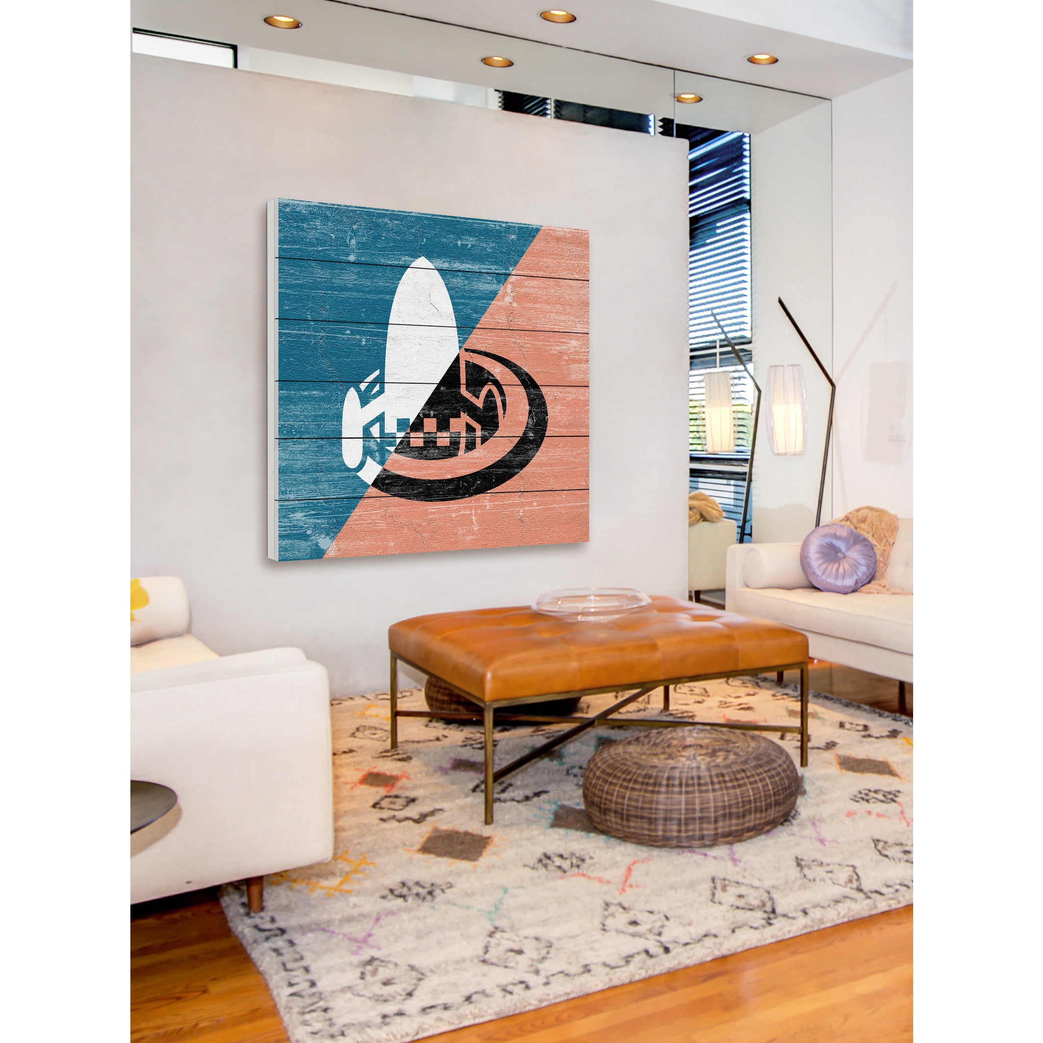 Marmont Hill - "Hidden Ship" Painting Print on White Wood