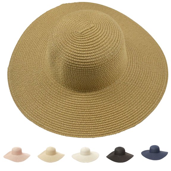 HuangHuanChen Oversized Wide Brim Sun Hats for Women Men UPF 50 UV Protection Lightweight Foldable Beach Bucket Hat Windproof Summer Outdoor Travel Gardening Sun Cap Navy