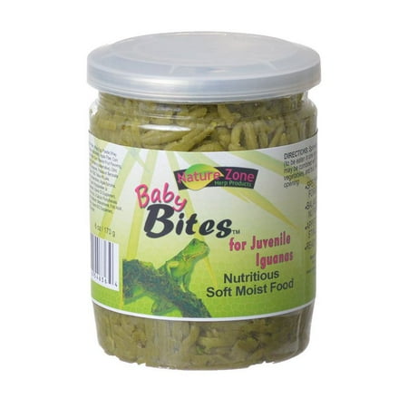 - Nature Zone Ready-to-Eat Baby Bites for Juvenile Iguanas 6 Ounce