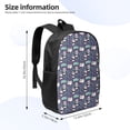 thumbnail image 2 of Disketp Bamboo Panda School Backpack, Lightweight Basic Middle School Bookbags 17 Inch Casual Daypack for Student College, Travel or Outdoor, 2 of 6