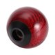 thumbnail image 4 of Perilla de cambio de marchas universal de fibra de carbono para coche, palanca de cambios, forma de bola redonda, color rojo, 4 of 10