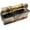 Brown-8, variant on Vintage Maritime 6.5" inches Brass Binocular Nautical Vintage Spyglass Scope with Brown Leather Box