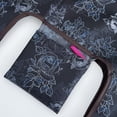 thumbnail image 5 of Wrapables JoliBag Collection Reusable Shopping Bag (Set of 2), Black Rose Shadow, 5 of 6