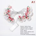 thumbnail image 1 of CNKOO Santa Claus Snowman Elk Garland Lights String Christmas Decorations 2024 For Hom, 1 of 4