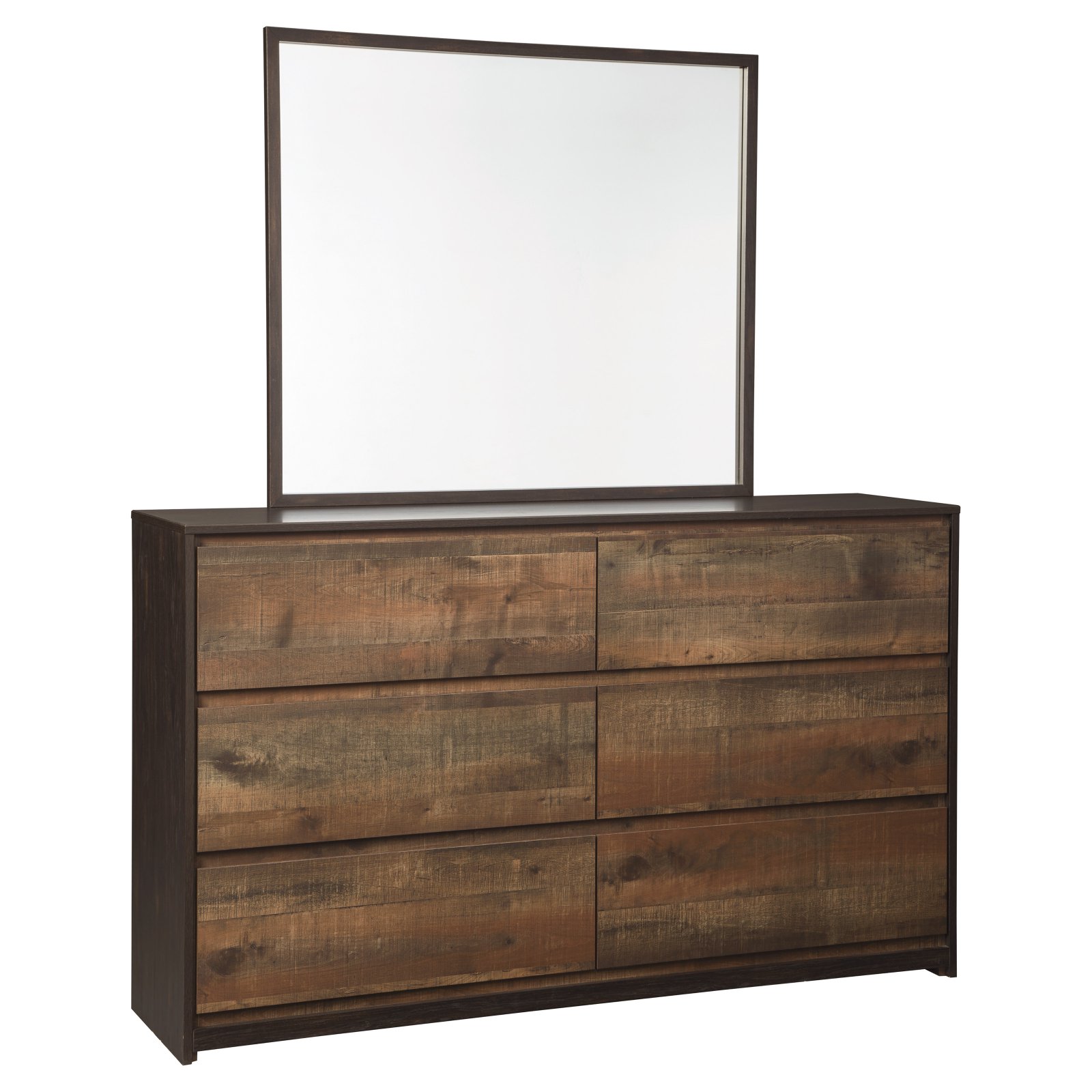 6 Drawer Dresser with Optional Mirror