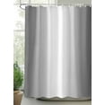 thumbnail image 2 of Grey and Shower Curtain, White Gradient Waterproof Shower Curtain Set with 12 Hooks Lightweight Washable Fabric Shower Curtains for Bathroom 60x72 Inches, 2 of 6