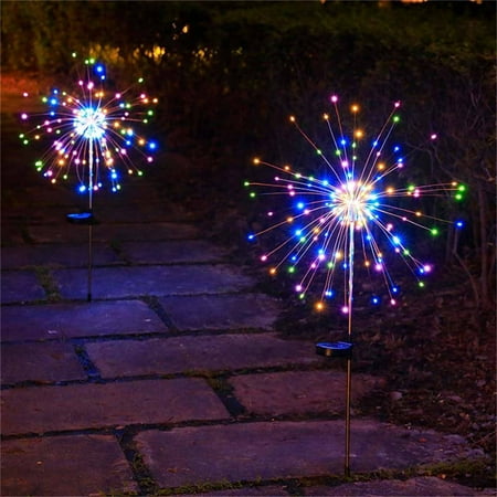 

Ovzne Solar Lights Outdoor Waterproof Solar Garden Lights Decorative Solar Powered Flowers Lights Change Garden Decor for Yard Patio Pathway Christmas Decorations(Shape Can Be Changed Manually) A Pla
