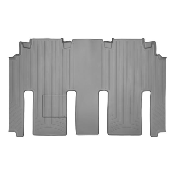 WeatherTech Custom Fit FloorLiners compatible with 2014-2014 Kia Sedona - 2nd Row, Grey