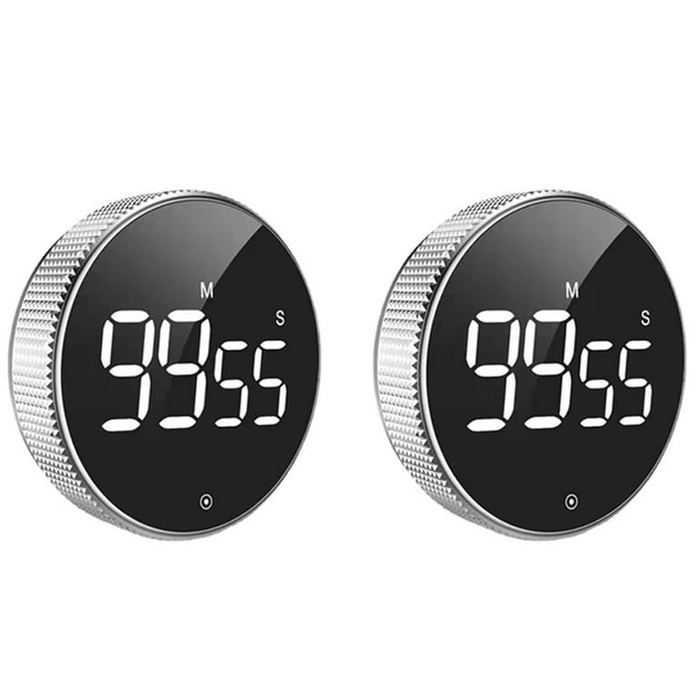 Digital Kitchen Timers, Visual timers Large LED Display Magnetic Countdown  Countup Timer for Classroom Cooking Fitness Baking Studying Teaching, Easy