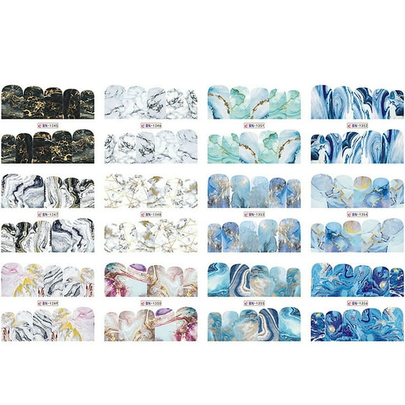 Nail Sticker Mixed Patterns for Nail Art Decoration DIY Decals Manicure Kit for Women & Kids