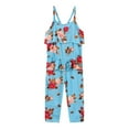 thumbnail image 2 of Birdeem Combinaison Décontractée d'Été pour Filles Enfants Mode Imprimée Sans Manches à Bretelles, 2 of 7
