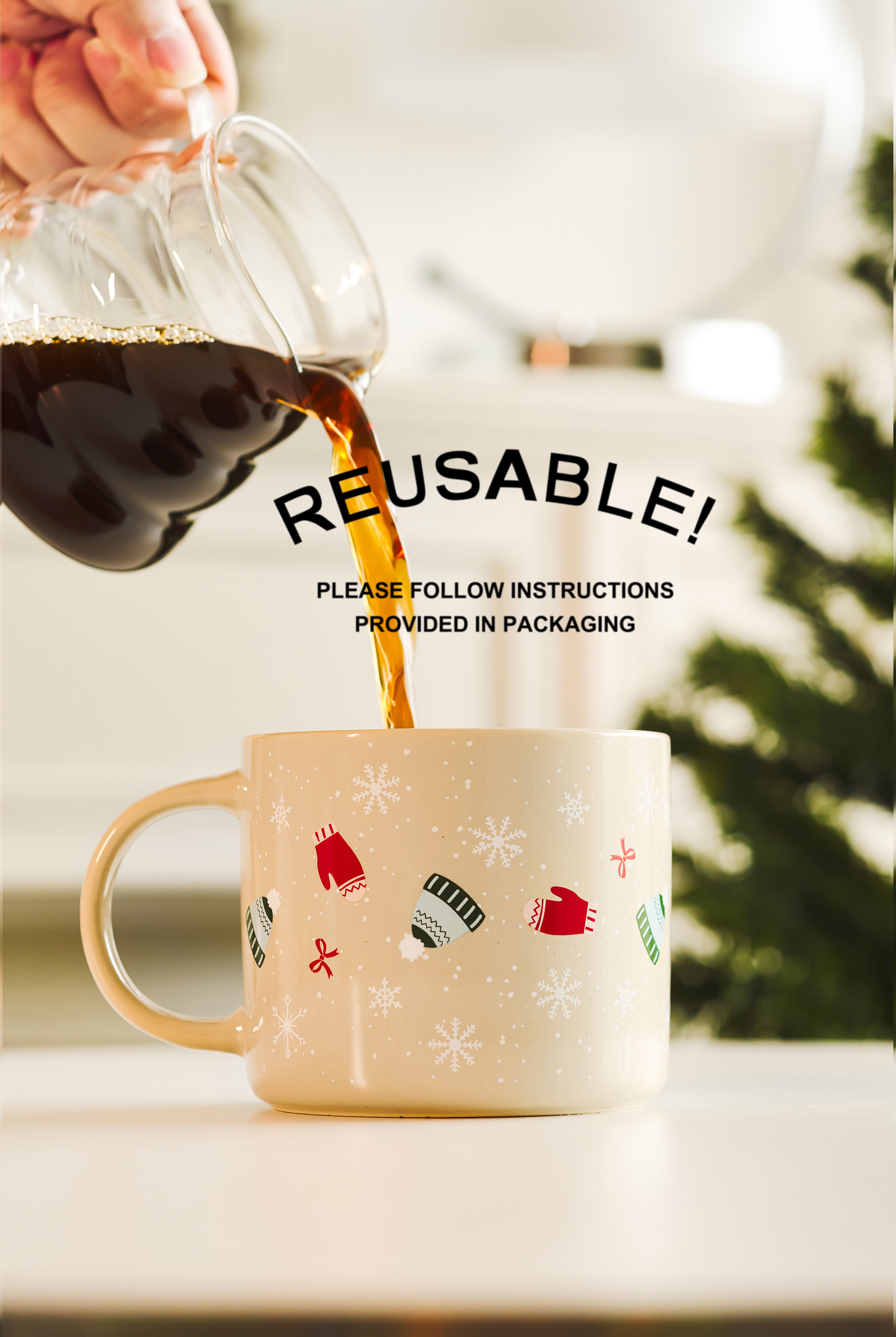 Mainstays 13OZ MUG CRANBERRY MANDARIN SPICE