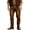 A-Brown521, variant on XIAONU Men's Deer Embroidered Cargo Pants Slim Fit Tapered Leg Belted Waist Durable Vintage Western Bottoms