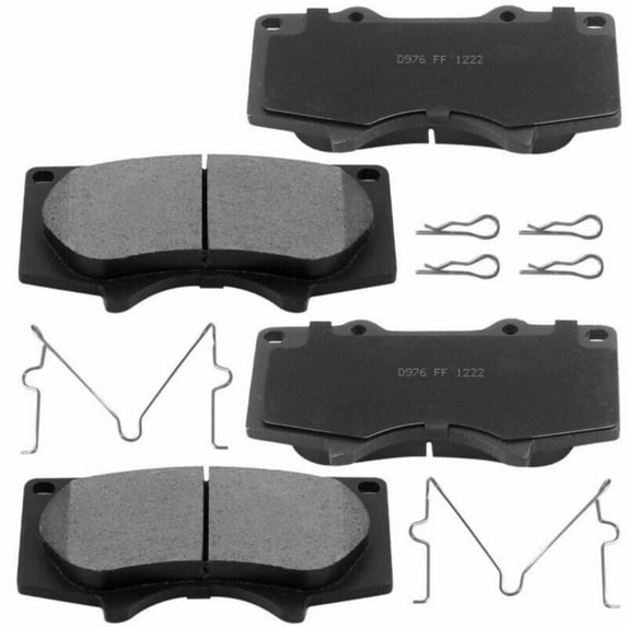 4PCS Front Brake Pads For 4Runner FJ Cruiser GX460 GX470 Sequoia Tacoma Tundra
