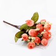 thumbnail image 1 of Lefu 15 Heads Small Bud Artificial Rose Bract Silk DIY Wed Home Christmas Photo Prop, 1 of 9