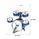 thumbnail image 3 of Mini Drum Children's Musical Instrument Toy 3+ Children's Percussion Children's Musical Five Drums, 3 of 9