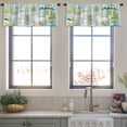 thumbnail image 4 of LALILO Kitchen Curtain Valance Cute And Cactus Llama Cute Rod Pocket Window Curtain 52"x 18" Set of 2, 4 of 7