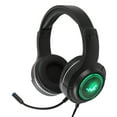 thumbnail image 2 of cpengpj Clearance Head Mounted Wired Headphones With Cool Lighting Effect 40mm Speaker Heavy Rotatable Microphone Multifunctional Wired Control Headphones, 2 of 7