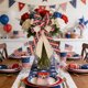 thumbnail image 1 of CaiYueKe 4th of July Patriotic Bow Decoration Wired Ribbon with Bow for Independence Day Party Decorations Festive Home Decor Outdoor Indoor Hanging Ornament, 1 of 7