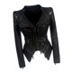 thumbnail image 4 of Chaqueta gótica de cuero PU para mujer, portátil, para ir de compras en moto en la calle M, 4 of 8
