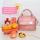 thumbnail image 4 of FLhrweasw Bolsas Almuerzo Kawaii Fiambrera Térmica Y Bonita Contenedor Comida Portátil (rosa), 4 of 9