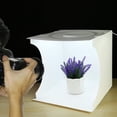 thumbnail image 3 of Mini caja de fotográfico, 30cm portátil foto luz tienda plegable caja de iluminación con 80 luces LED, 6 fondos para la jinwen estudio fotográfico de sala de luz, 3 of 8