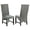 Grey, Black, variant on Barrand Upholstered Dining Side Chair Grey (Set of 2)