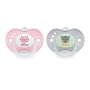 NUK First Essentials Pacifiers, Girls, 6-18 Months, 2-Pack