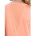thumbnail image 4 of Kirkland Signature Womens Active Tee Orange, Medium, 4 of 5